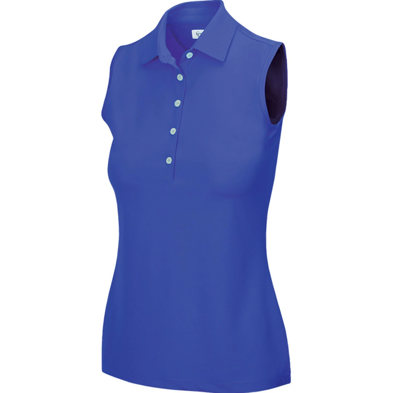 Greg Norman Women's Freedom Micro Pique Sleeveless Polo 11 Greg Norman Women's Freedom Micro Pique Sleeveless Polo - Image 9