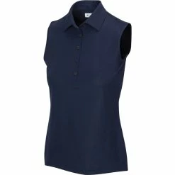 Greg Norman Women's Freedom Micro Pique Sleeveless Polo 18 Greg Norman Women's Freedom Micro Pique Sleeveless Polo -Golf Sales Store greg norman womens freedom micro pique sleeveless polo navy 01 21851.1659043420