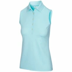 Greg Norman Women's Freedom Micro Pique Sleeveless Polo 26 Greg Norman Women's Freedom Micro Pique Sleeveless Polo -Golf Sales Store greg norman womens freedom micro pique sleeveless polo pure aqua 01 01084.1659043420