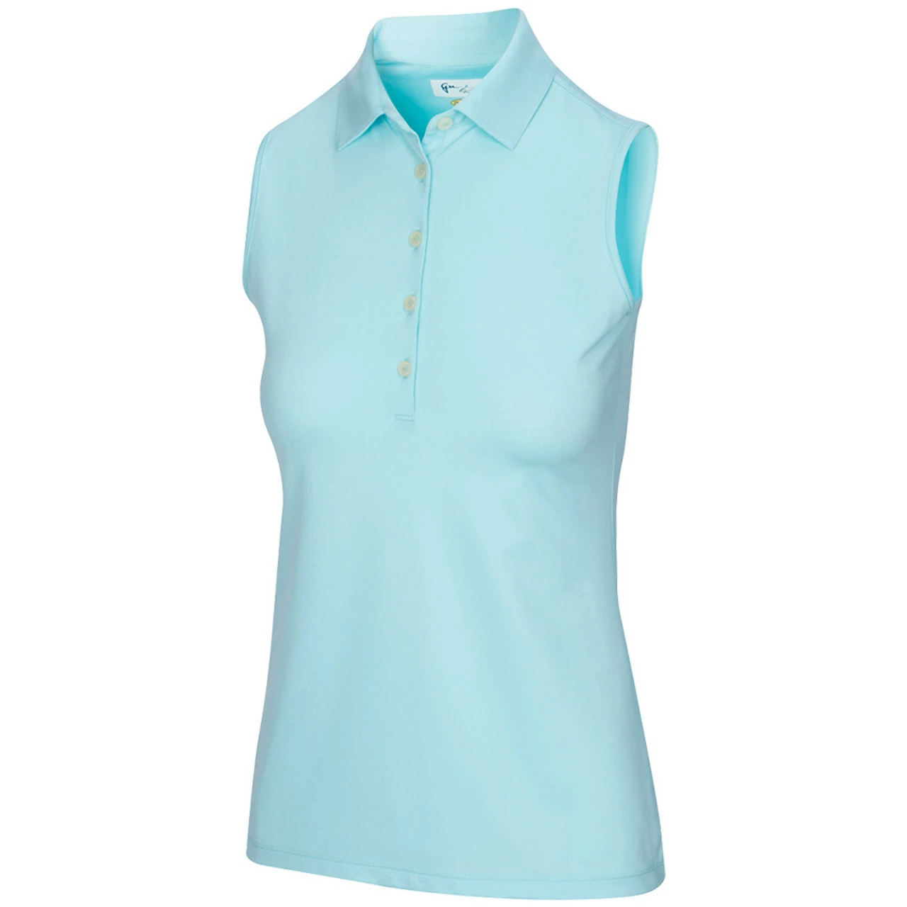 Greg Norman Women's Freedom Micro Pique Sleeveless Polo 14 Greg Norman Women's Freedom Micro Pique Sleeveless Polo - Image 12