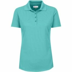 Greg Norman Women's Short Sleeve Protek Micro Pique Polo -Golf Sales Store greg norman womens short sleeve protek micro pique polo sea glass 01 93562.1633463944
