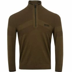 Hugo Boss Zeci 1/2 Zip Sweater -Golf Sales Store hugo boss zeci 1 2 zip sweater dark green 01 80539.1636975287