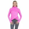 IBKUL Asymmetrical Zip Pullover 1 IBKUL Asymmetrical Zip Pullover -Golf Sales Store ibkul asymmetrical zip pullover hot pink 01 89051.1676591045