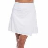 IBKUL Solid Faux Wrap Skort -Golf Sales Store ibkul solid faux wrap skort white 01 43993.1659043237