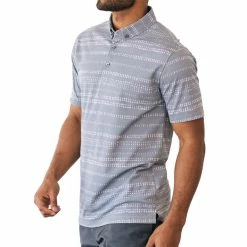 Linksoul Batik Stripe Oxford Polo -Golf Sales Store linksoul batik stripe oxford polo soft sky 04 87859.1676589514