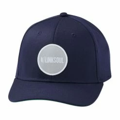 Linksoul Grey Patch Hat -Golf Sales Store linksoul grey patch hat navy 01 55172.1632943270