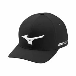 Mizuno Tour Delta Fitted Hat -Golf Sales Store mizuno tour delta fitted hat black 01 68711.1664811779
