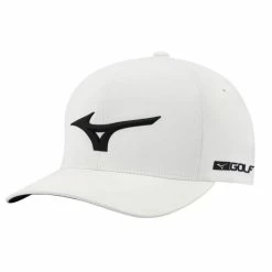 Mizuno Tour Delta Fitted Hat -Golf Sales Store mizuno tour delta fitted hat white20black 01 62376.1664811779