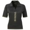 Nancy Lopez Attract Short Sleeve Polo -Golf Sales Store nancy lopez attract short sleeve polo black 01 69273.1633540499