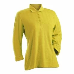 Nancy Lopez Grace 3/4 Sleeve Polo - Plus Size