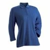 Nancy Lopez Grace 3/4 Sleeve Polo -Golf Sales Store nancy lopez grace 3 4 sleeve polo indigo 01 33933.1633541344