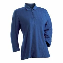 Nancy Lopez Grace 3/4 Sleeve Polo