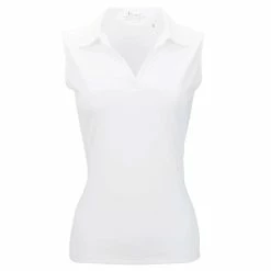 Nancy Lopez Legacy Sleeveless Polo -Golf Sales Store nancy lopez legacy sleeveless polo white 01 48550.1648051775