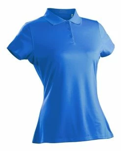 Nancy Lopez Luster Short Sleeve Polo -Golf Sales Store nancy lopez luster short sleeve polo blue bird 01 32815.1633466363