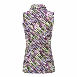 Nancy Lopez Rhythm Sleeveless Polo -Golf Sales Store nancy lopez rhythm sleeveless polo iris 02 40446.1648052353