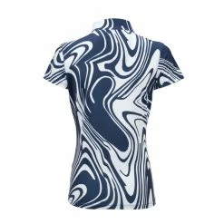 Nancy Lopez Rush Polo -Golf Sales Store nancy lopez rush polo navy 02 64248.1648052620