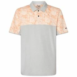 Oakley Sand Block Polo -Golf Sales Store oakley sand block polo soft orange 01 47117.1677529081