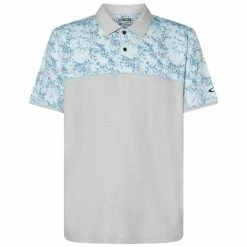 Oakley Sand Block Polo -Golf Sales Store oakley sand block polo stonewash blue 01 26859.1677529084