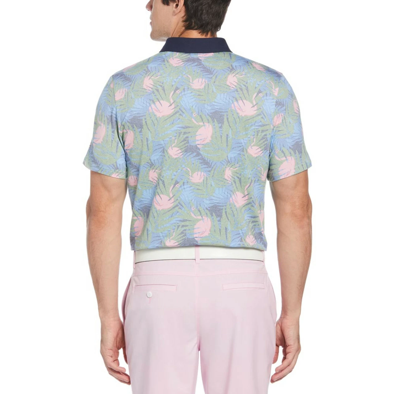 Original Penguin Filtered Flamingo Print Polo - Image 2