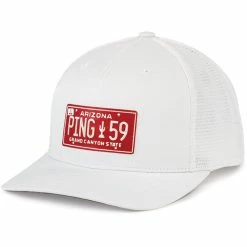 Ping License Plate Hat -Golf Sales Store ping license plate hat white 01 97516.1676582681