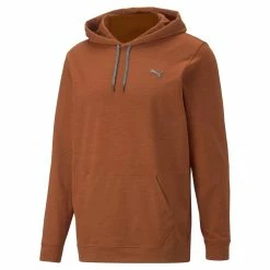 Puma Cloudspun Progress Hoodie -Golf Sales Store puma cloudspun progress hoodie warm chestnut heather 01 06223.1662134278