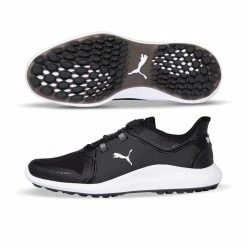 Puma Men's Ignite Fasten8 Disc Golf Shoes -Golf Sales Store puma ignite fasten8 disc golf shoes black silver white 01 32371.1676588113