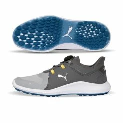 Puma Men's Ignite Fasten8 Disc Golf Shoes -Golf Sales Store puma ignite fasten8 disc golf shoes high rise silver quiet shade 01 25709.1676583307