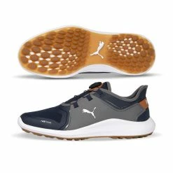 Puma Men's Ignite Fasten8 Disc Golf Shoes -Golf Sales Store puma ignite fasten8 disc golf shoes navy blazer silver quiet shade 01 98586.1676595288