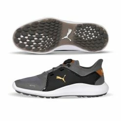 Puma Men's Ignite Fasten8 Disc Golf Shoes -Golf Sales Store puma ignite fasten8 disc golf shoes quiet shade gold black 01 71776.1676588954