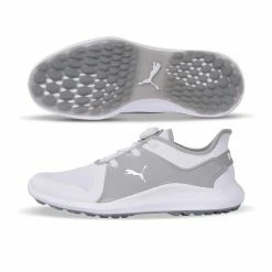 Puma Men's Ignite Fasten8 Disc Golf Shoes -Golf Sales Store puma ignite fasten8 disc golf shoes white silver high rise 01 91955.1676579310