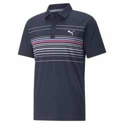 Puma Mattr Canyon Polo -Golf Sales Store puma mattr canyon polo navy blazer lavender pop 01 83717.1662137882