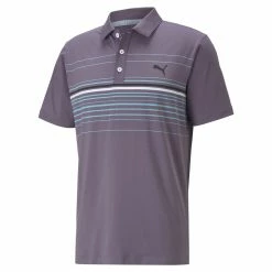 Puma Mattr Canyon Polo -Golf Sales Store puma mattr canyon polo purple20charcoal20black 01 67574.1662137885