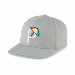 Puma Palmer P Hat -Golf Sales Store puma palmer p hat ash gray white glow 01 48817.1678821783
