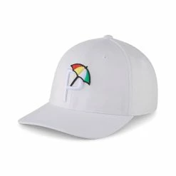 Puma Palmer P Hat -Golf Sales Store puma palmer p hat bright white ash gray 01 53457.1678821780
