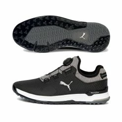 Puma Men's PROADAPT Alphacat Disc Golf Shoes -Golf Sales Store puma proadapt alphacat disc golf shoes black silver quiet shade 01 68596.1651780835