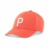 Puma Women's Pony P Hat -Golf Sales Store puma womens pony p hat hot coral white 01 07989.1645040111