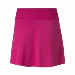 Puma Women's PWRSHAPE Solid Skort -Golf Sales Store puma womens pwrshape solid skort festival fuscia 01 56278.1660834081