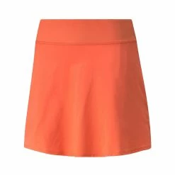 Puma Women's PWRSHAPE Solid Skort -Golf Sales Store puma womens pwrshape solid skort hot coral 01 92297.1660834081