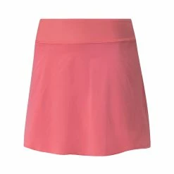 Puma Women's PWRSHAPE Solid Skort -Golf Sales Store puma womens pwrshape solid skort rapture rose 01 24560.1660834082