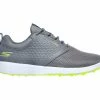 Skechers Men's Go Golf Elite 4 - Prestige Golf Shoes - Relaxed Fit - Gray/Lime