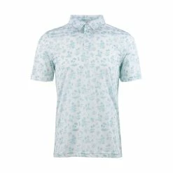 Straight Down Aloha Polo -Golf Sales Store straight down aloha polo bay green 01 37526.1657910855