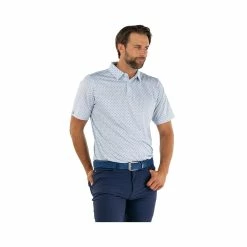 Straight Down Aster Polo -Golf Sales Store straight down aster polo cool blue 02 84137.1649355875