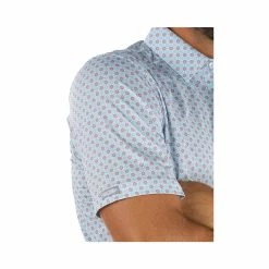 Straight Down Aster Polo -Golf Sales Store straight down aster polo cool blue 03 76203.1649355875