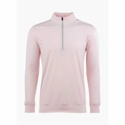 Straight Down Ballard 1/4 Zip -Golf Sales Store straight down ballard 1 4 zip pink 01 74930.1640880209