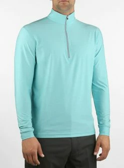 Straight Down Crusher 1/4 Zip -Golf Sales Store straight down crusher 1 4 zip seafoam 01 96101.1640880931