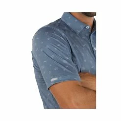 Straight Down Gambler Polo -Golf Sales Store straight down gambler polo steel blue 05 66389.1644337052