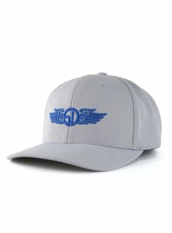 Straight Down SD Wings FlexFit Hat -Golf Sales Store straight down sd wings flexfit hat silver 01 48927.1633014154