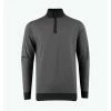 SWANNIES McKinnon 1/4 Zip -Golf Sales Store swannies mckinnon 1 4 zip charcoal black 01 67477.1646323645
