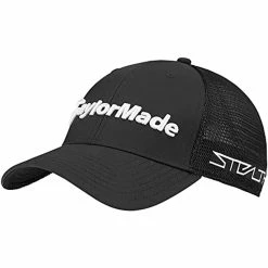 TaylorMade Tour Cage Fitted Hat -Golf Sales Store taylormade tour cage fitted hat black 01 76414.1677783782