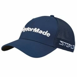 TaylorMade Tour Cage Fitted Hat -Golf Sales Store taylormade tour cage fitted hat navy 01 32059.1677783781